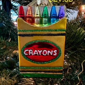 Nostalgic Glass Blown Crayon Box